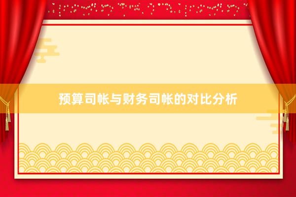 预算司帐与财务司帐的对比分析
